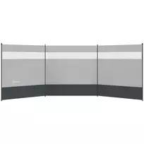 Sulankstomas skydas nuo vėjo, privatumo uždanga 440 x 140 cm, pilka