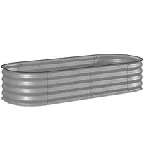 Metalinė pakeliama lysvė, daržovių lysvė 150 x 62 x 30 cm