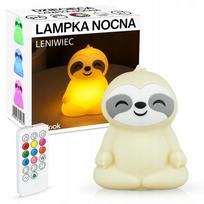 RGB Silikoninė Naktinė Lempa Vaikams su Pulteliu