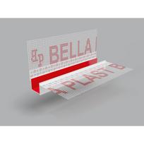 BELLA PLAST profilis PVC kampiniam dekoratyvinių griovelių formavimui su tinkleliu BP11 H3 RK