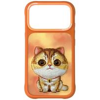 Nimmy Big Eyed Pet 2.0 Cat deklas iPhone 17 Pro - oranzinis