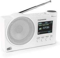 Radio Thomson Przenośne radio FM DAB+ ar funkciju Bluetooth USB Thomson RT400DABBTWH | 8trt400dabbtwh | 3499550390636