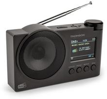 Radio Thomson Przenośne radio FM DAB+ ar funkciju Bluetooth USB Thomson RT400DABBTBK | 8trt400dabbtbk | 3499550390612