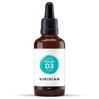 VIRIDIAN skystas vitaminas D3 (veganiškas) - 50 ml