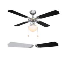 Globo 03805 - Lubinis ventiliatorius CHAMPION 1xE27/60W/230V