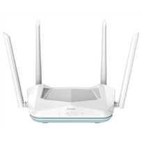 D-LINK | AX1500 Smart Router | R15 | 802.11ax | 1200+300Mbit/s | 10/100/1000Mbit/s | 3 x Ethernet LAN (RJ-45) ports | Mesh Support: Yes | MU-MIMO: Yes | No mobile broadband | Antenna type: 4x Extern