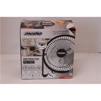 SALE OUT. Mesko Fan | MS 7322 | Desk Fan USB | 4.5 W | Diameter 15 cm | Number of speeds 1 | Oscillation | Black | DAMAGED PACKA