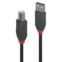 Lindy USB 2.0 A-B Cable, 10m/Anthracite, 36677