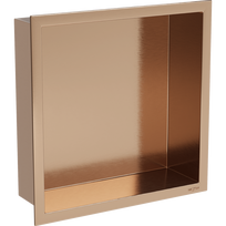 Mexen X-Wall-R nišos lentyna su apykakle 30 x 30 cm, šlifuotas varis - 19C0303010