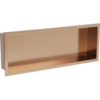 Mexen X-Wall-R nišinė lentyna su apykakle 60 x 20 cm, šlifuotas varis - 19C0602010