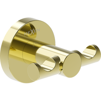 Mexen Ovio dvigubas rankšluosčių kabliukas, auksinis - 70A19512-50