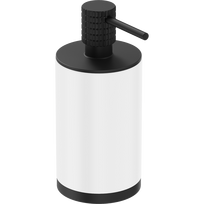 Mexen Triv stovimas muilo dozatorius, baltas/juodas - 70A33059-70W