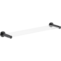 Mexen Triv kabanti stiklinė lentyna, juodas chromas - 70A33061-73
