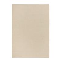 Rankų darbo smėlio spalvos iš vilnos kilimas 170x240 cm Talo – noo.ma