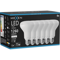 Mexen Nova 6x LED lemputė E27, R80, 12W, Neutrali - 4000K, 1260 lm - L105-E27-1240-01x06