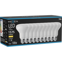 Mexen Nova 10x LED lemputė E27, R80, 15W, Šilta - 3000K, 1575 lm - L105-E27-1530-01x10