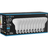 Mexen Nova 10x LED lemputė E27, R80, 15W, Šalta - 6500K, 1575 lm - L105-E27-1565-01x10