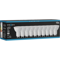 Mexen Nova 10x LED Lemputė GU10, 1,5W, Neutrali - 4000K, 158 lm - L107-GU10-0140-01x10