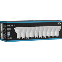 Mexen Nova 10x LED lemputė GU10, 9W, Šaltas - 6500K, 945 lm - L108-GU10-0965-01x10