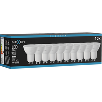 Mexen Nova 10x LED lemputė GU10, 9W, Neutrali - 4000K, 945 lm - L108-GU10-0940-01x10