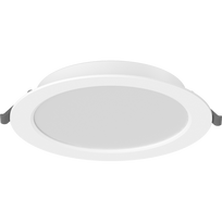Mexen LDRR LED įleidžiama lubų plokštė downlight, skersmuo 17 cm, 12W, šalta - 6500K, 1320 lm, balta - L210-017-1265-20