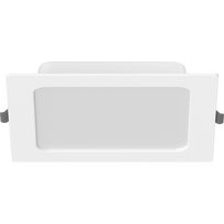 Mexen LDRR lubų panelė, montuojama, su įleidžiama LED downlight 17 x 17 cm, 12W, Šalta - 6500K, 1320 lm, balta