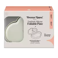 TOMMEE TIPPEE silikoninė neslystanti sulankstoma lėkštė su skyreliais, 448744