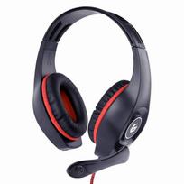 Gembird | Gaming headset with volume control | GHS-05-R | Built-in microphone | 3.5 mm 4-pin | Red/Black | Wired | Over-Ear