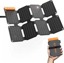 FlexSolar sulankstomas saulės panelis 25 W, USB-A ir USB-C, atsparus vandeniui, E25mini