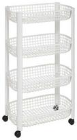 Serviravimo vežimėlis, su ratukais 5five Simply Smart Basket, 25.5 cm x 79 cm, 46.5 cm, Balta sp.