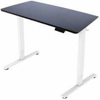 Kompiuterio stalas reguliuojamo aukščio Home4you Ergo Fit K187172, 120 cm x 60 cm, 71.6 - 116 cm, juoda sp.