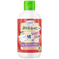 DRESDNER ESSENZ 2-in-1 Dušo žele & šampūnas vaikams „Švelnu & Miela“ (abrikosų kvapo) 250 ml