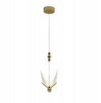 Pakabinamas šviestuvas Light Prestige Mariposa LP-1715/1P 1x8W LED 3000/4000/6000K 1040Lm skaidrus gold | LP-1715/1P | 5907629278184