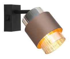 Kryptinis šviestuvas GLOBO Milley, E27, 1 x 40W, 230V, matinės bronzos spalvos, 100 x 170 x 125 mm,