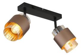 Kryptinis šviestuvas GLOBO Milley, E27, 1 x 40W, 230V, matinės bronzos spalvos, 385 x 100 x 125 mm,