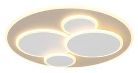 Pakabinamas LED šviestuvas GLOBO Monty, 40W, 230V, 3000K, 2200lm, baltos spalvos, 490 x 490 x 55 mm,