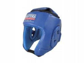Bokso šalmas MASTERS FIGHT EQUIPMENT KTOP-PU (WAKO patvirtintas) mėlynas
