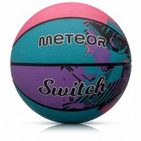 Krepšinio kamuolys vaikams nuo 10 metų Meteor Switch #5 guminis