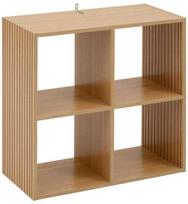 Knygų lentyna 5five Simply Smart Tasso, ruda sp., 68.5 cm x 68.5 cm x 32 cm
