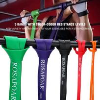 Trainer accessories,Pull Up Assistance Bands | 4-Piece Resistance Bands Set for Mobility & Powerlifting Training,
