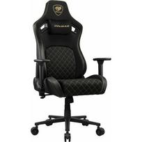 Fotel Cougar COUGAR Fotel Gamingowy Defensor Gold F, Carny | 4710483777912 | 4710483777912