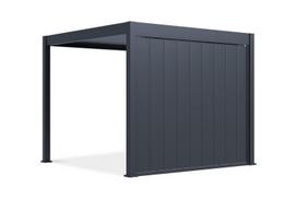 Reguliuojama panelinė siena pavėsinėms Pergola ELEGANCE/DELUXE/FUSION 3 m, Anthracite