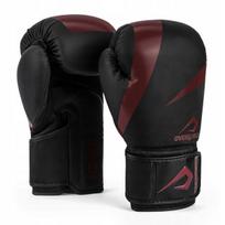 Bokso pirštinės Overlord Riven juodai-raudonos 16 oz