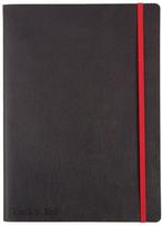 Užrašų knygelė Oxford Black n´Red su gumele ir skirtuku, juoda