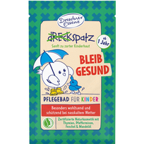DRESDNER ESSENZ Vonios druska vaikams „Būk sveikas!“ (čiobrelių-pipirmėčių kvapo) 60 g