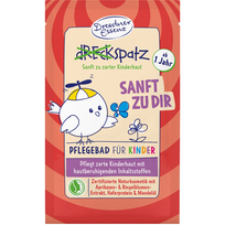 DRESDNER ESSENZ Vonios druska vaikams „Švelnu & miela“ (abrikosų kvapo) 60 g