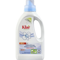 Klar EcoSensitive Universalus skalbiklis 750 ml  (su natūraliu minkštinančiu efektu)