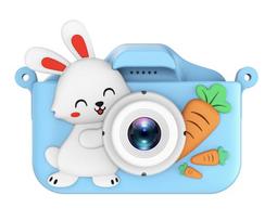 Skaitmeninis fotoaparatas Filmuojantis fotoaparatas vaikams su silikoniniu dėklu