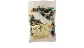 Chessex Gemini Bags of 50 Asst. Dice - Loose Gemini Poly. d4 Dice