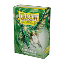 Dragon Shield Japanese size Matte Sleeves - Emerald (60 Sleeves)